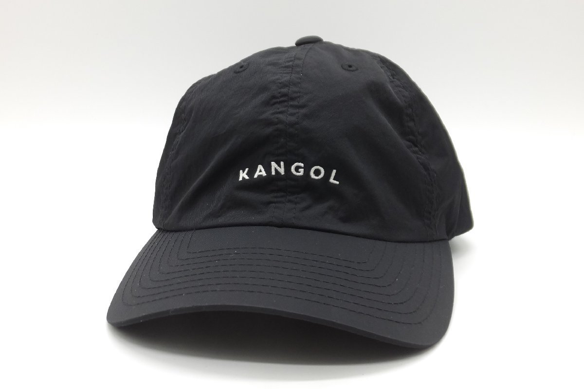 #[YS-1] Kangol KANGOL колпак шляпа # отдушина желтохвост m размер ONE SIZE # черный чёрный серия нейлон 100%[ включение в покупку возможность товар ]#A