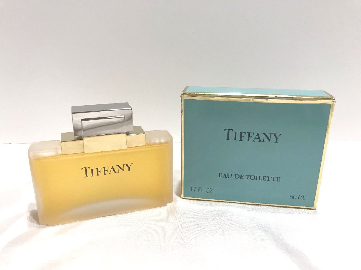 ■【YS-1M】 香水 ■ ティファニー TIFFANY ■ ティファニー オードトワレ EDT 50ml ボトルタイプ ■ 箱有 残量95％程【同梱可能商品】■D_残量９５％程と未使用に近いです