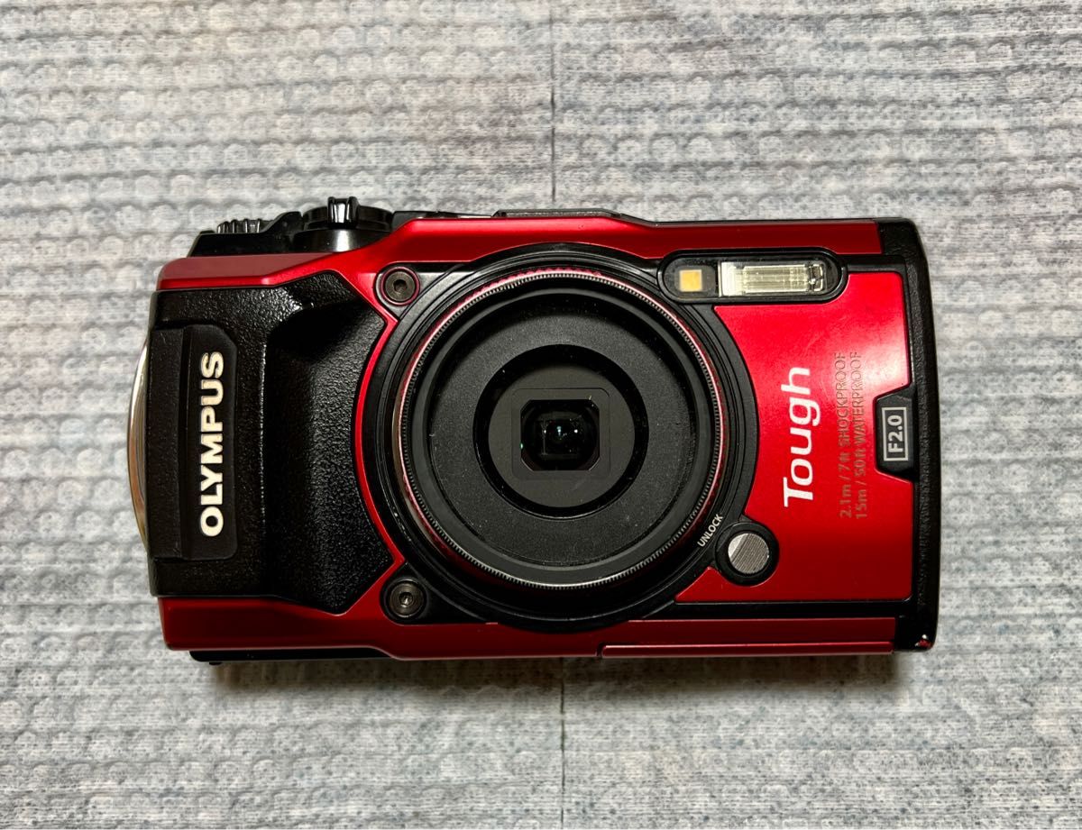 OLYMPUS デジタルカメラ Tough TG-5 レッド-