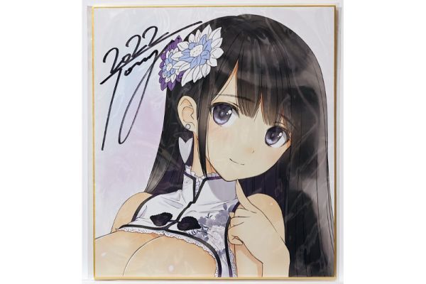 その他サービス | 福利厚生 WORKS【 ART T2 Tony Ping-Yi 】艶嬢幻夢譚 瓶児 色紙 サイン 直筆 先生 サイン、直筆画