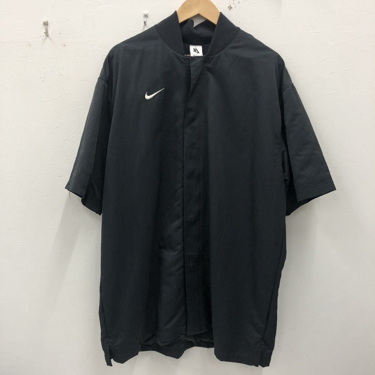 NIKE ナイキ トップス ナイロン素材 BLKブラック黒 無地 20aw wormup top cu4886-101 Lサイズ