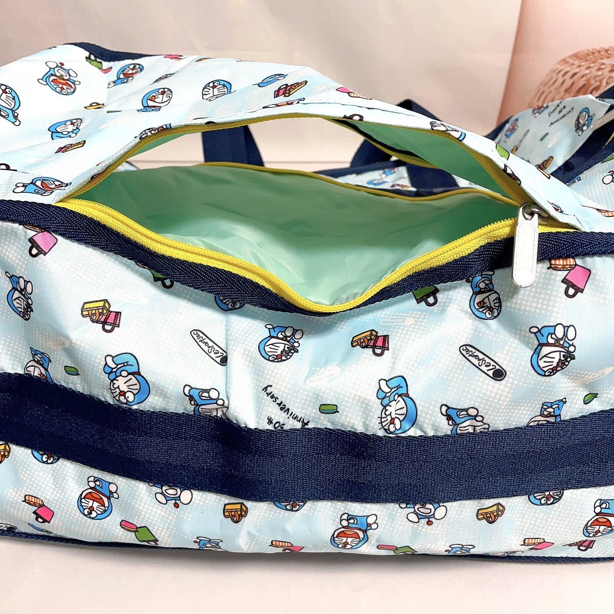 ★新品未使用★LeSportsac レスポートサック ドラえもん50周年 ボストンバッグ 2way トートバッグ ポーチ 4319 セット 送料無料