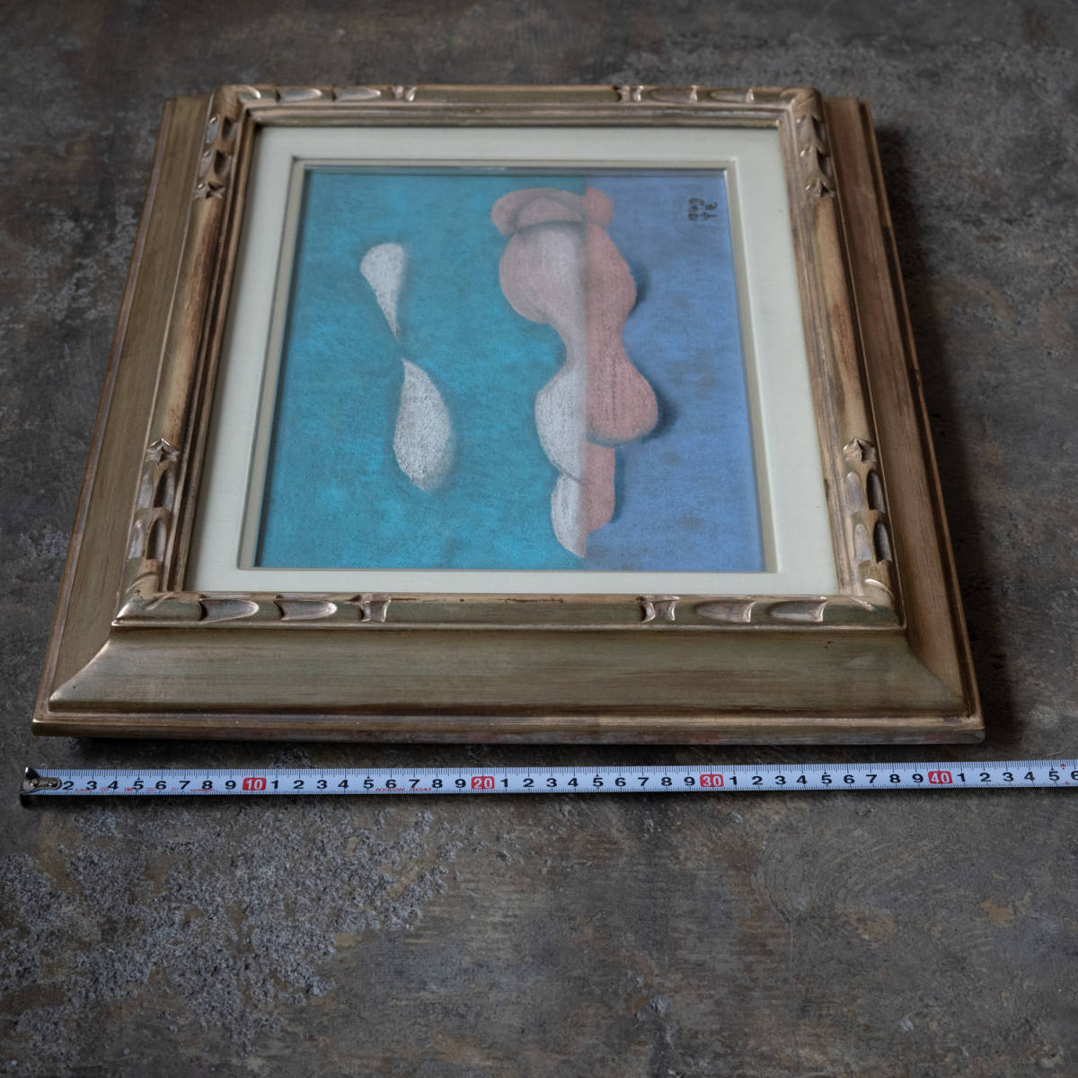 2021春の新作 油彩画 「 浜辺 額縁付 」 7 」 油彩画 額縁付 ◉絵画