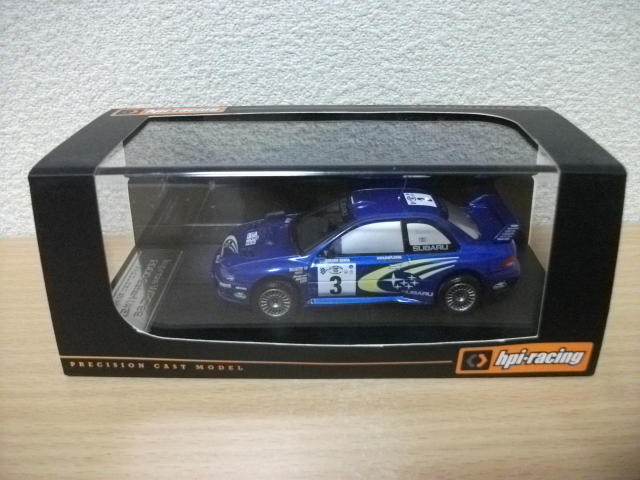 ◇【発送は土日のみ】1/43　hpi-racing　インプレッサ　WRC'99　(#3) 2000 Safari◇_画像1