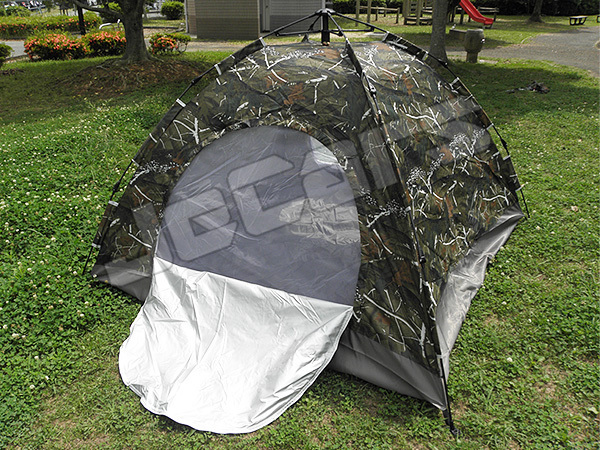  construction easy one touch tent dome tent 1~4 person for 200cm×200cm camouflage color 