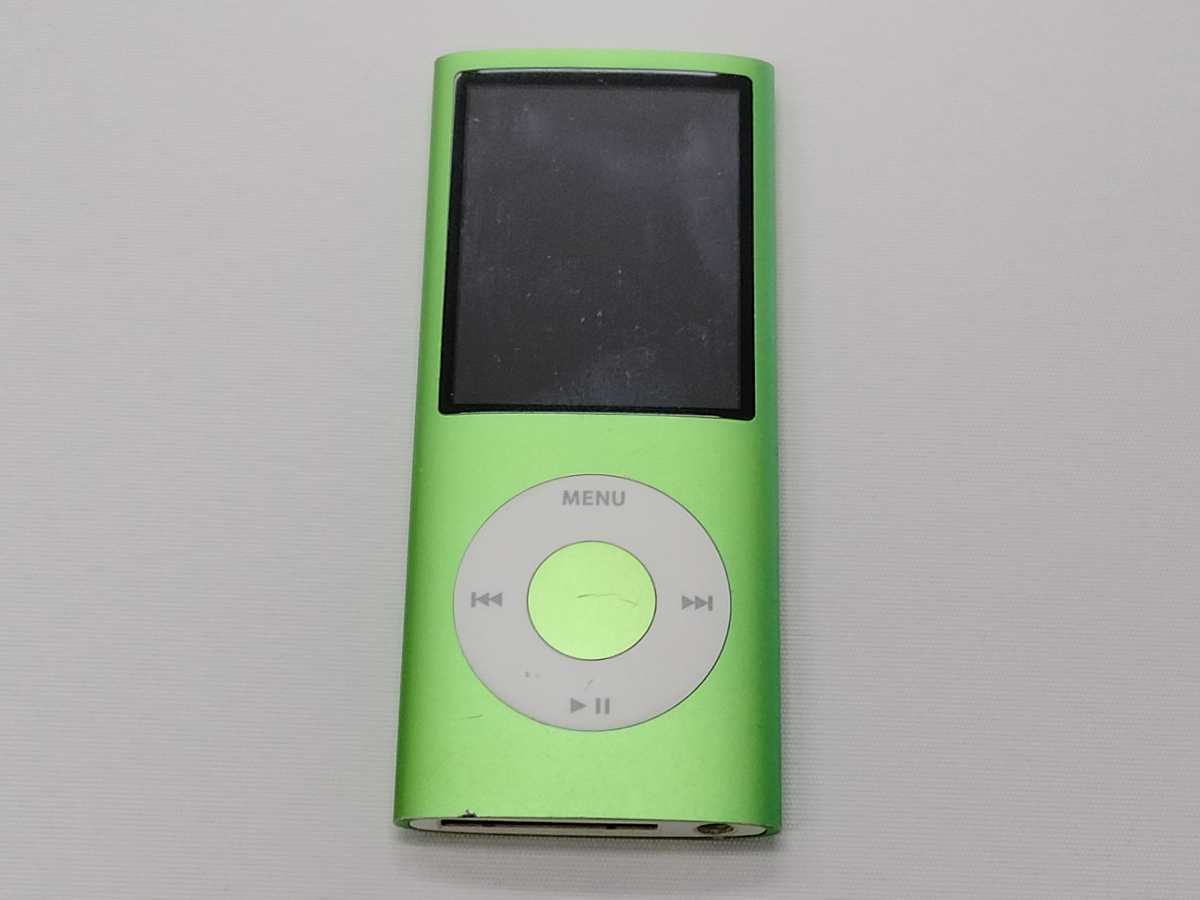 【バッテリージャンク】動作品 iPod nano 第4世代 8GB 本体 4世代 アップル G41217_画像1