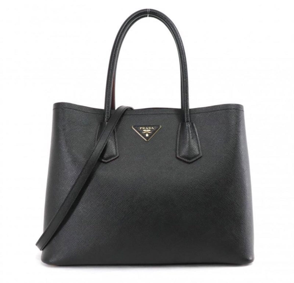未使用品 プラダ PRADA サフィアーノ ショルダーストラップ ショルダー