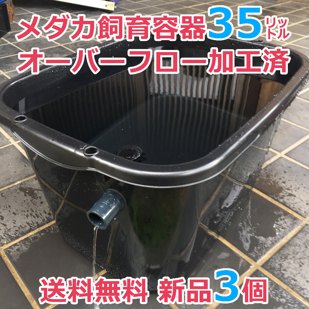 Seasonal Wrap入荷 オーバーフロー加工部品メダカ飼育ケース タライ