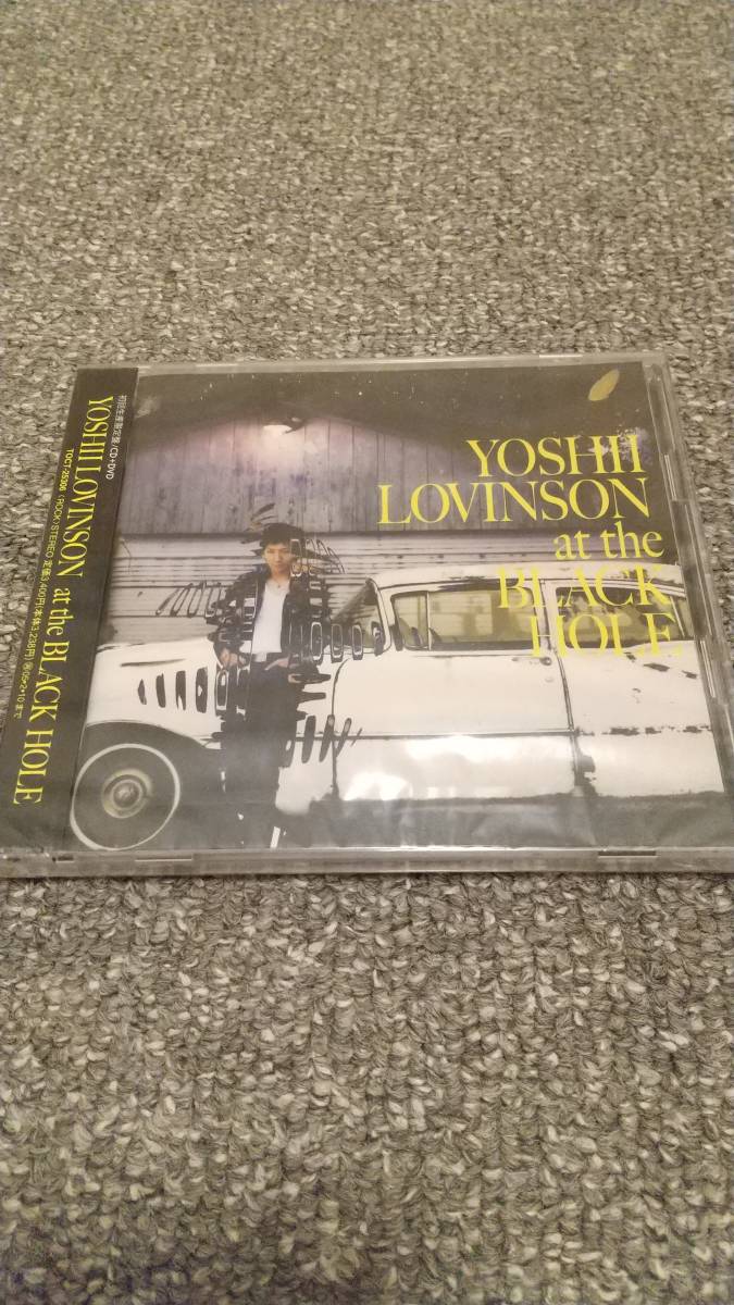 CD　at the BLACK HOLE (初回生産限定盤) / Yoshii Lovinson 吉井和哉_画像1