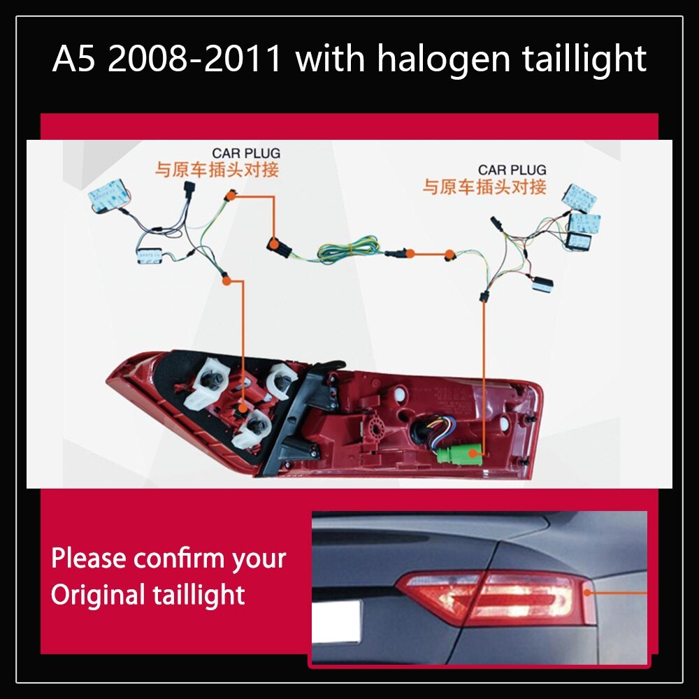 ダイナミックブレーキ　リバース信号 LEDカーヘッドライト 20082016 DDRLブレーキライト_画像7