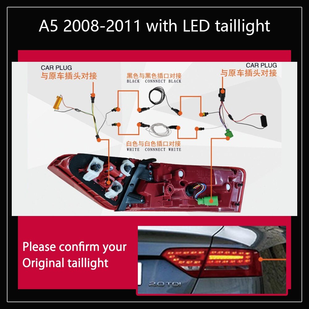 ダイナミックブレーキ　リバース信号 LEDカーヘッドライト 20082016 DDRLブレーキライト_画像8