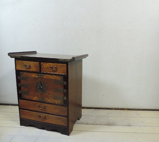 新作 李朝家具 バンダチ 収納家具 小ぶりな家具 箪笥 古民芸