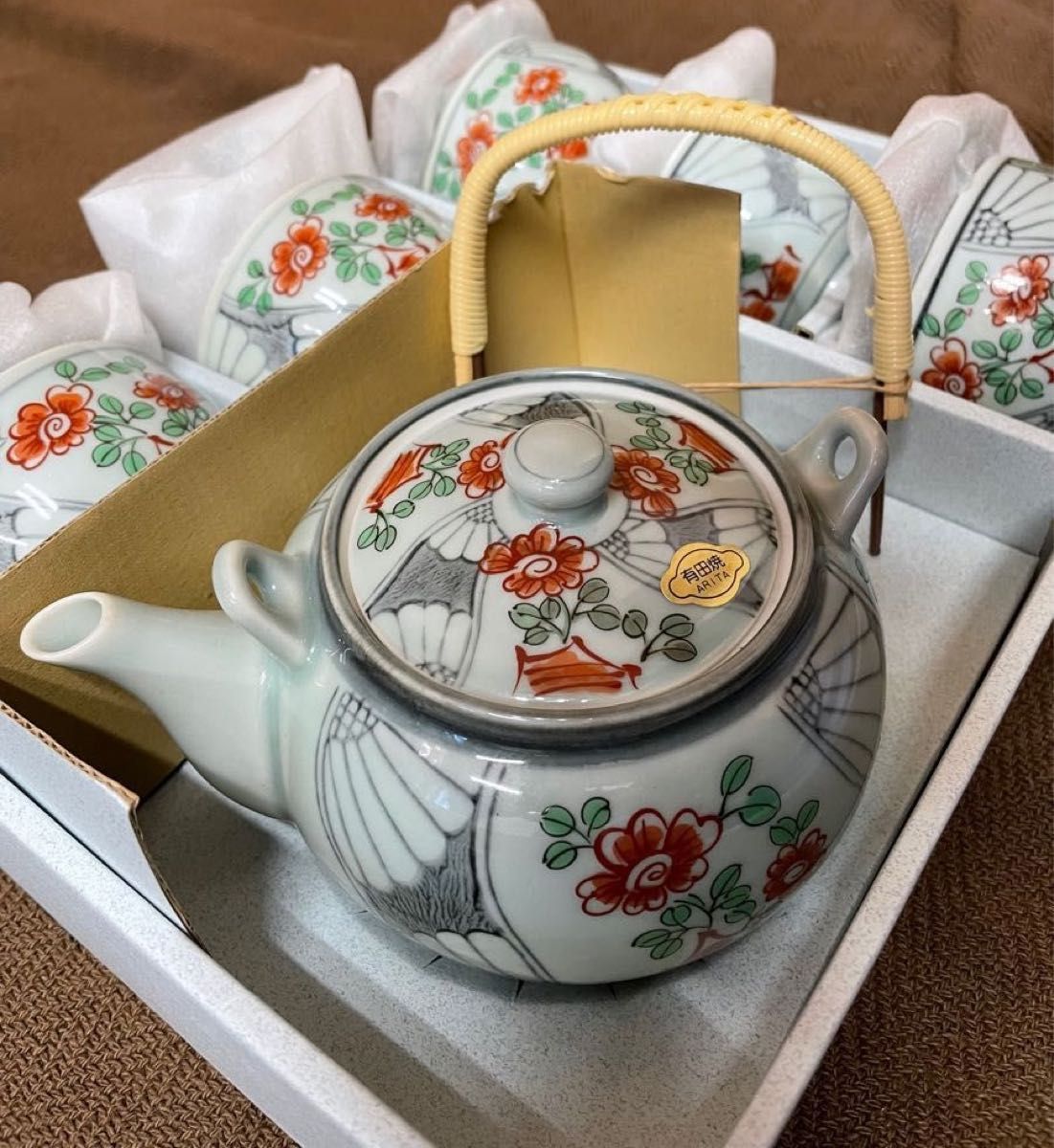 有田焼梅詰 雅秀作茶器茶托6客セット www.esnmurcia.org