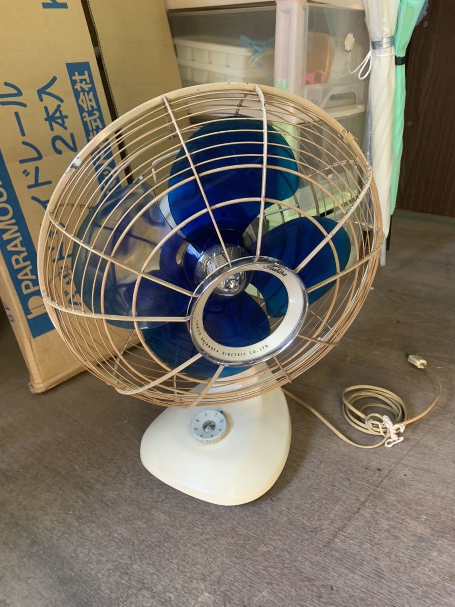 ヤフオク! - 昭和レトロ レトロ扇風機 東芝扇風機 TOSHIBA 東芝...