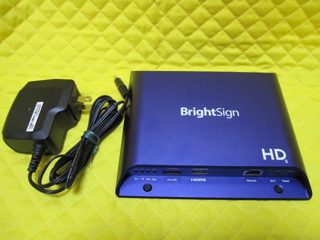 最愛 デジタルサイネージプレーヤー ブライトサイン BrightSign 代引