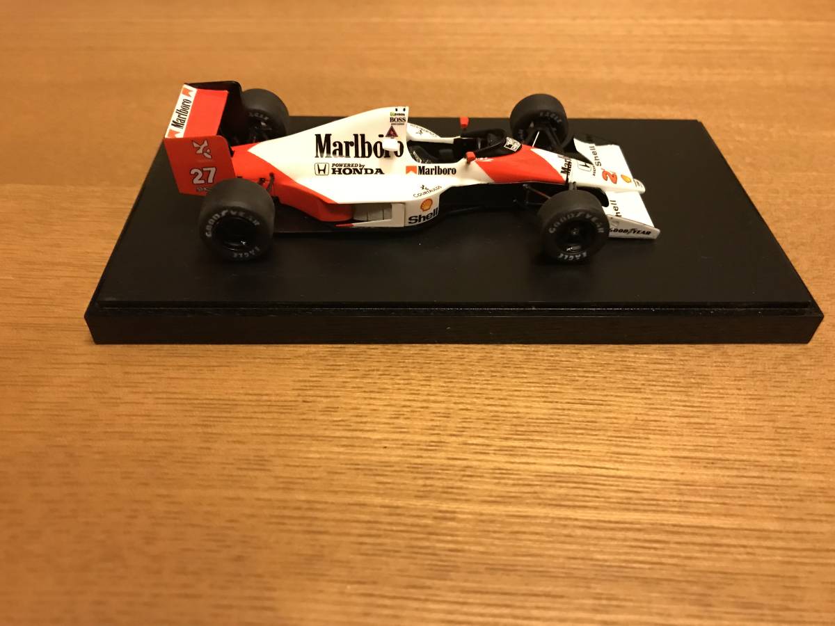 1/43 final product TAMEO McLAREN * Honda MP4/5B #27 A. Senna Italy GP victory 1990