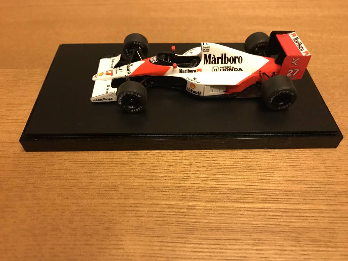 1/43完成品 TAMEO マクラーレン・ホンダ MP4/5B #27 A.セナ イタリアGP