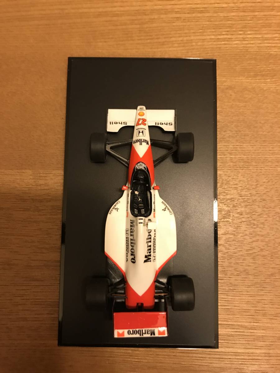 1/43完成品 TAMEO マクラーレン・ホンダ MP4/5B #27 A.セナ イタリアGP