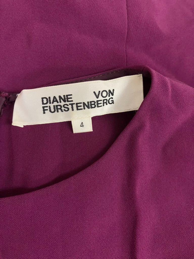 DIANE VON FURSTENBERG ダイアンフォンファステンバーグ　レディース　ピンク　ワンピース　ドレス　4表記_画像4