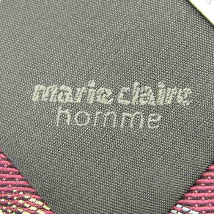  Marie Claire мелкий рисунок рисунок общий рисунок шелк бренд галстук мужской бордо хорошая вещь marie claire