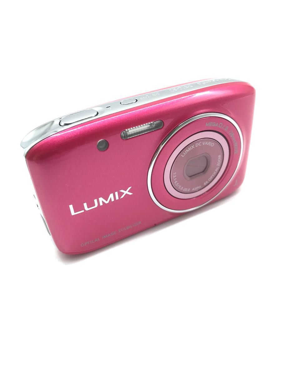 カメラ デジタルカメラ ◇カワイイ◇パナソニック コンパクトデジカメ LUMIX DMC-S2 ピンク 