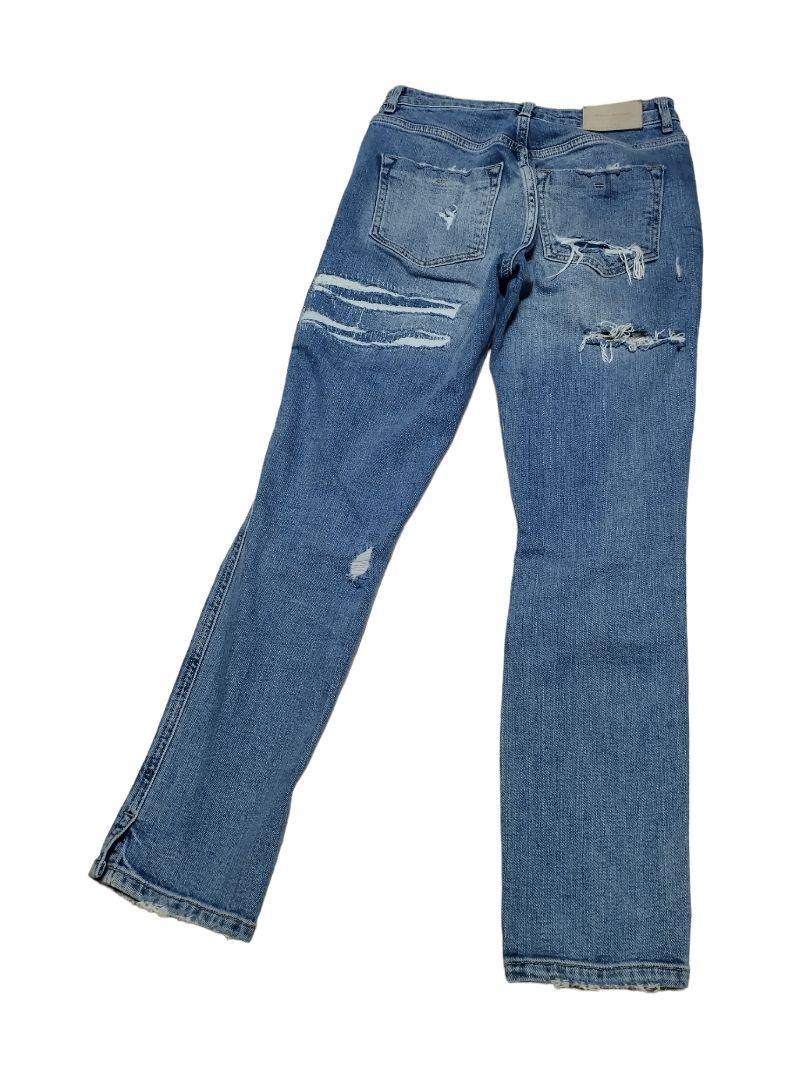 ZARA ザラ USA00 ウエスト63cm Sサイズ クラッシュ加工 ダメージ ZARA ザラ USA00 ウエスト63cm Sサイズ クラッシュ加工 ダメージ