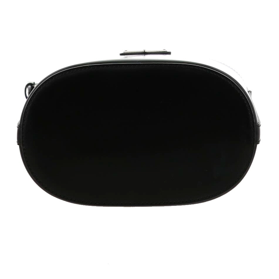 【水曜定休日・木曜発送】【美品】【RI】PRADA プラダ バッグ ハンドバッグ 1BE059 ブラック ブラッシュドレザー ミニ ハンドバッグ_画像5