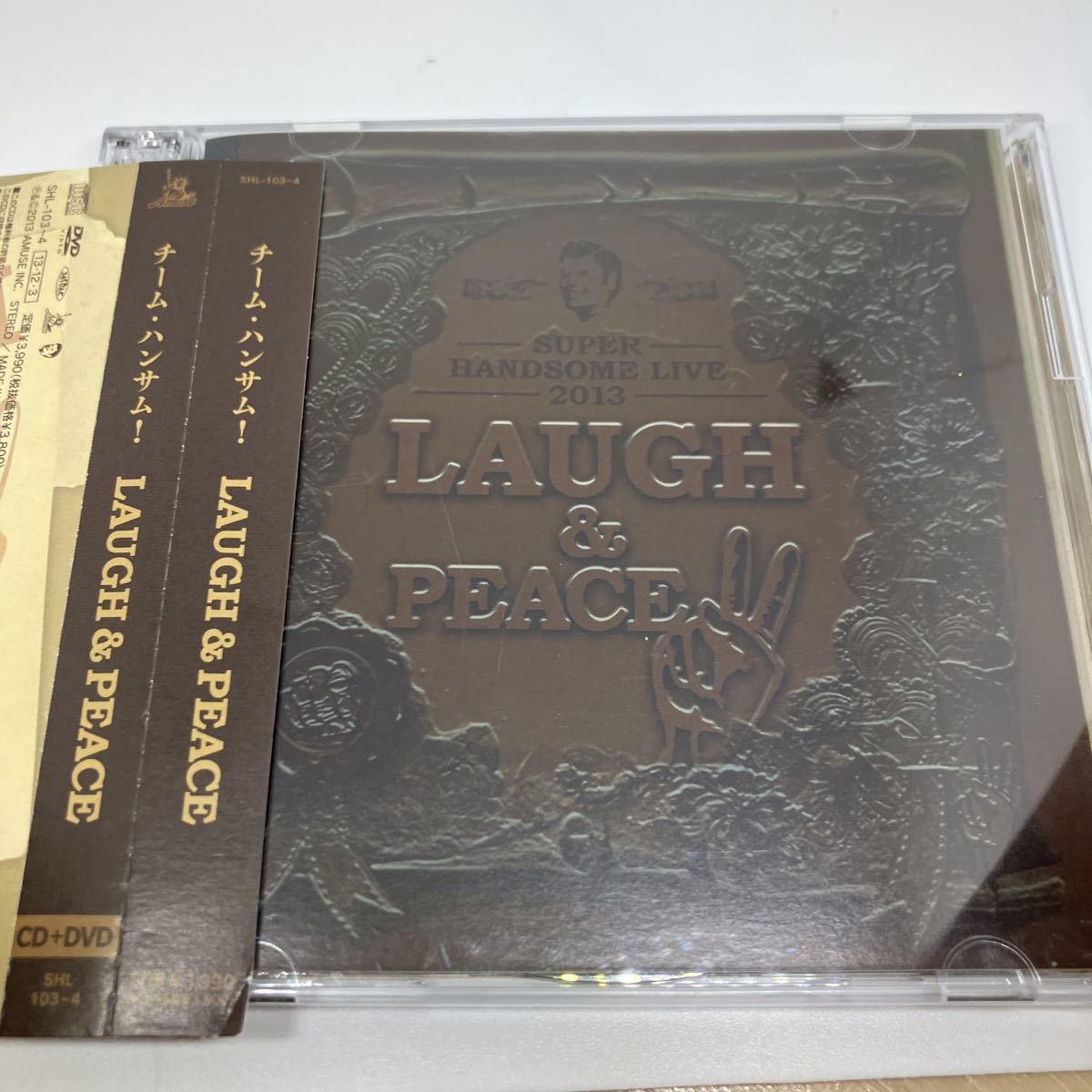 チームハンサム LAUGH&PEACE ハンサムライブ2013 CD DVD_画像1