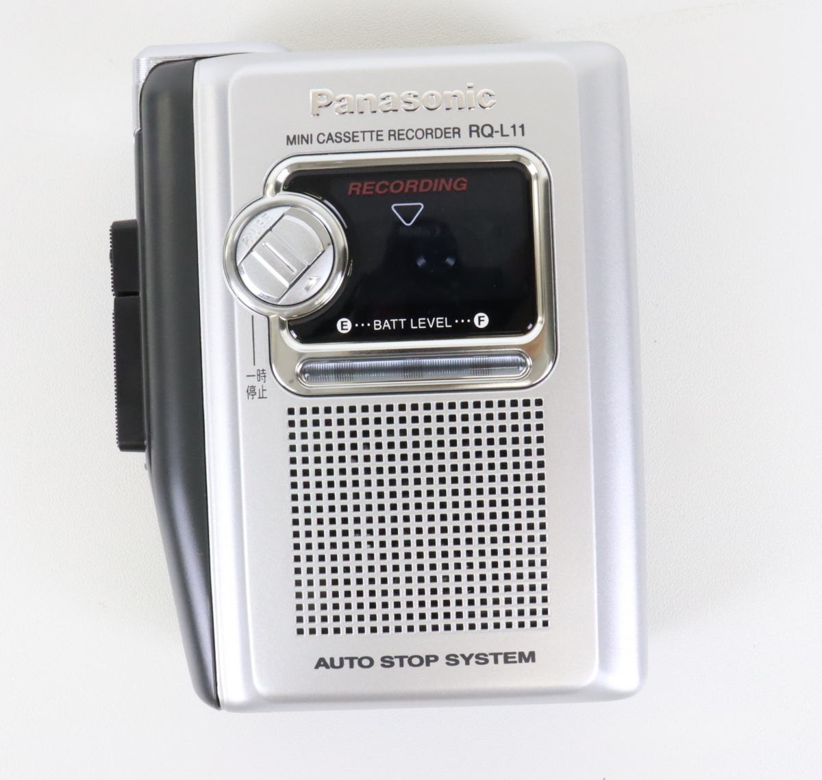 【通電OK】Panasonic RQ-L11 パナソニック ミニカセットレコーダー ポータブルプレイヤー 音楽 再生 録音 カセットテープ  005IFEK60