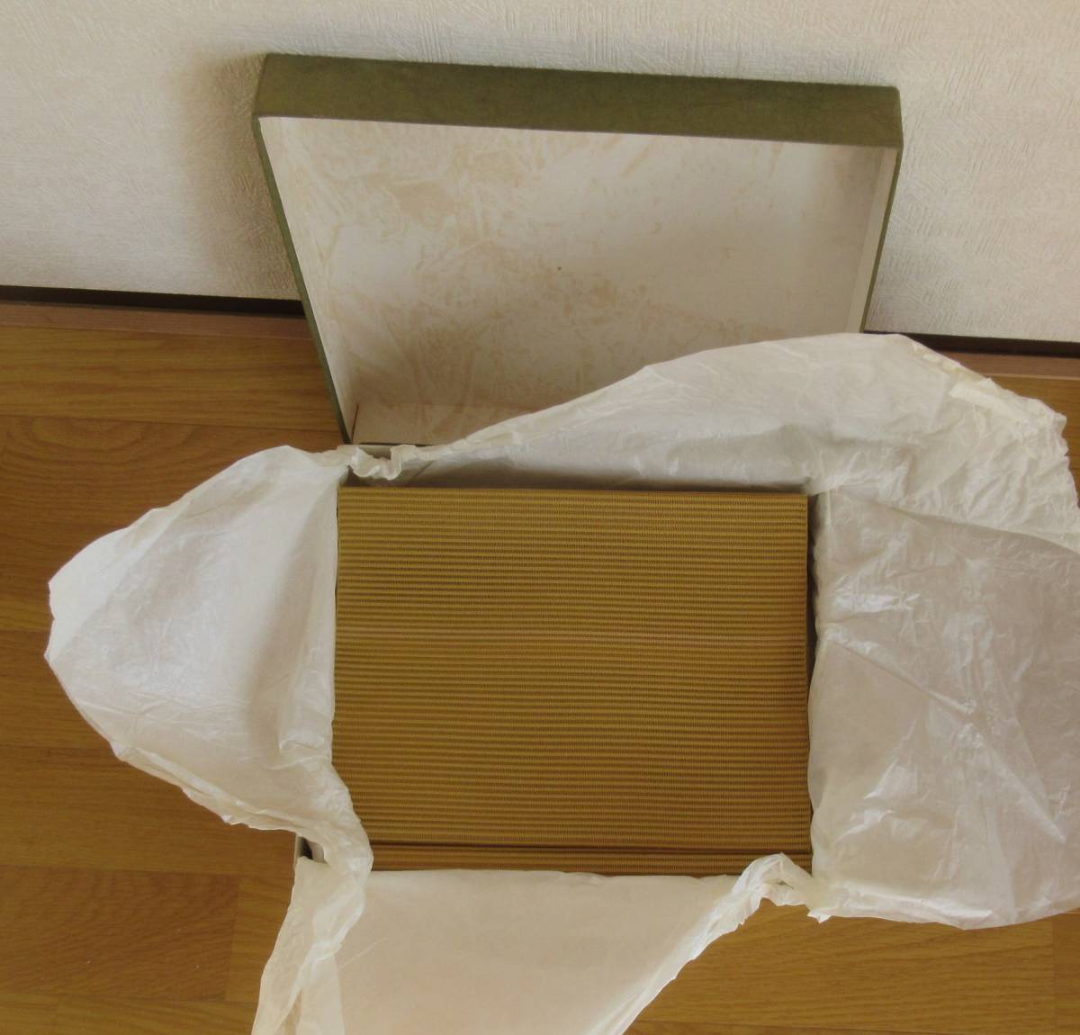 未使用品・京都の本絹帯・黄色呂_画像5