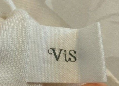 【値下げ】ViS ノースリーブブラウス ホワイト 花柄〈No.06〉