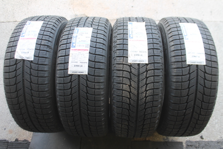  free shipping regular imported goods immediate payment stock equipped Michelin X-ICE XI3 205/55R16 91H ZP Run-flat 2021 year made 4ps.@BMW 1 series MINI Clubman F54