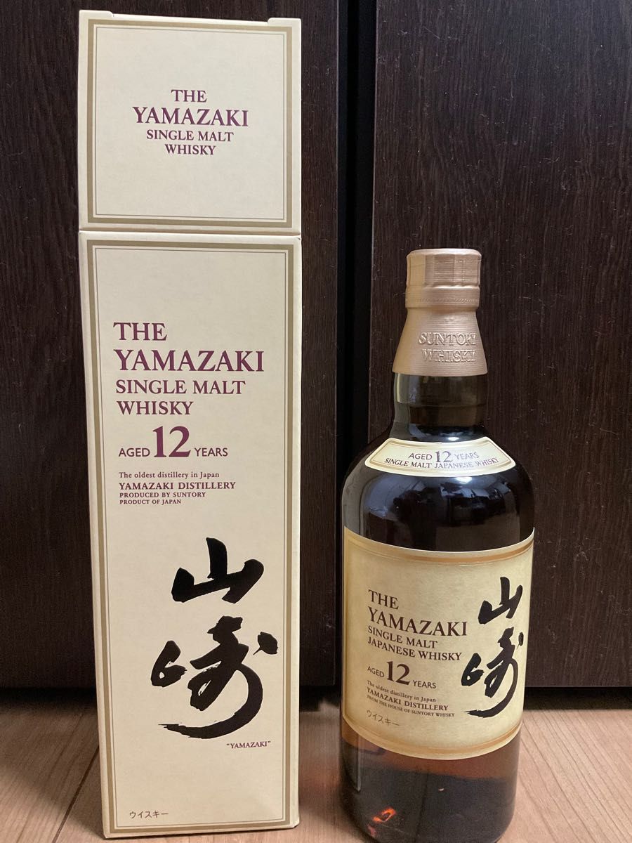に初値下げ! 未開栓 サントリー ウイスキー 山崎 12年 700ml お酒 外