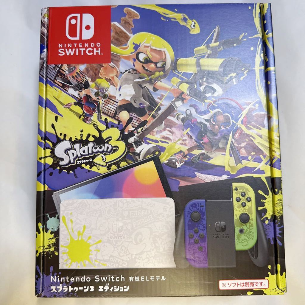 Nintendo Switch ニンテンドースイッチ 本体 (有機ELモデル) スプラトゥーン3エディション [新品・未開封] 送料無料 1円スタート  - xmobile.es