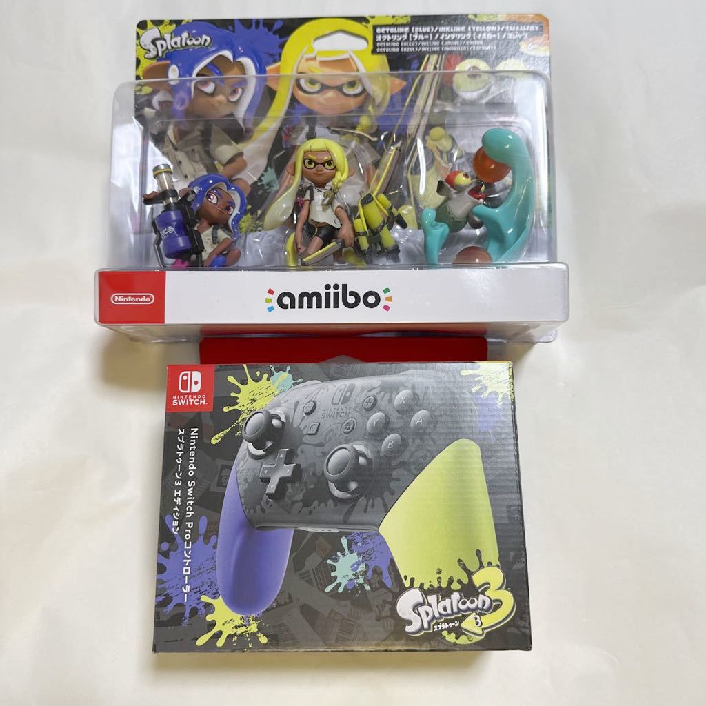 スプラトゥーン3 Proコントローラーとamiiboセット ①-