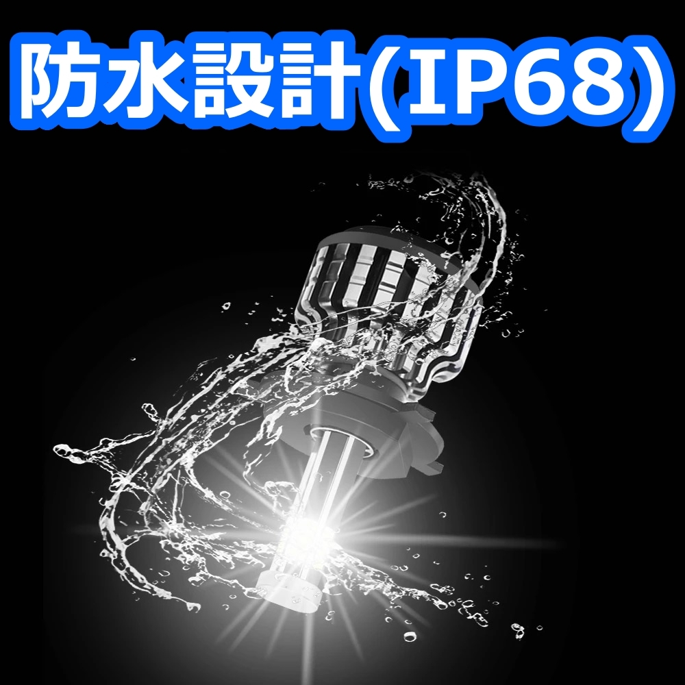 ヘッドライト ロービームバルブ 8面 LED H4 サファリ Y61 日産 H16.8～H19.6 20000lm_画像7