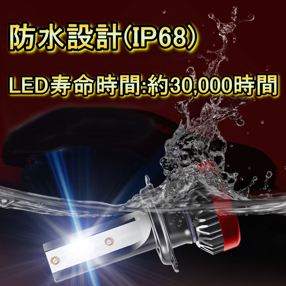 ヘッドライト ロービームバルブ LED H4 ラウム EXZ10系 トヨタ H11.8～H15.3 20000lm SPEVERT_画像3