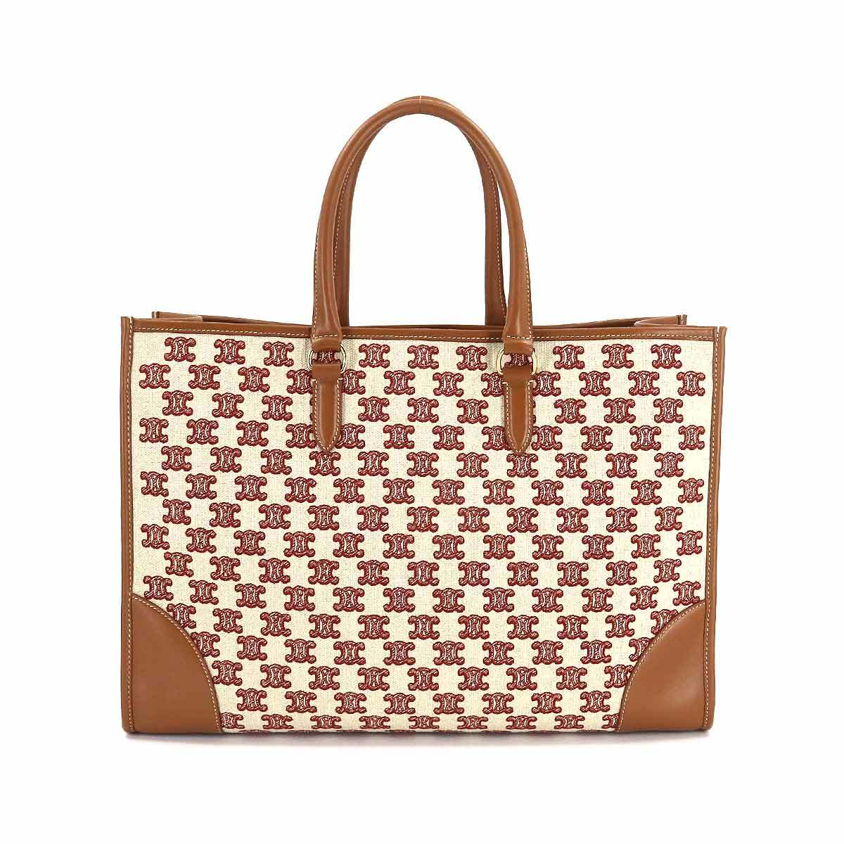 未使用 展示品 セリーヌ CELINE トリオンフ ホリゾンタル カバ トート