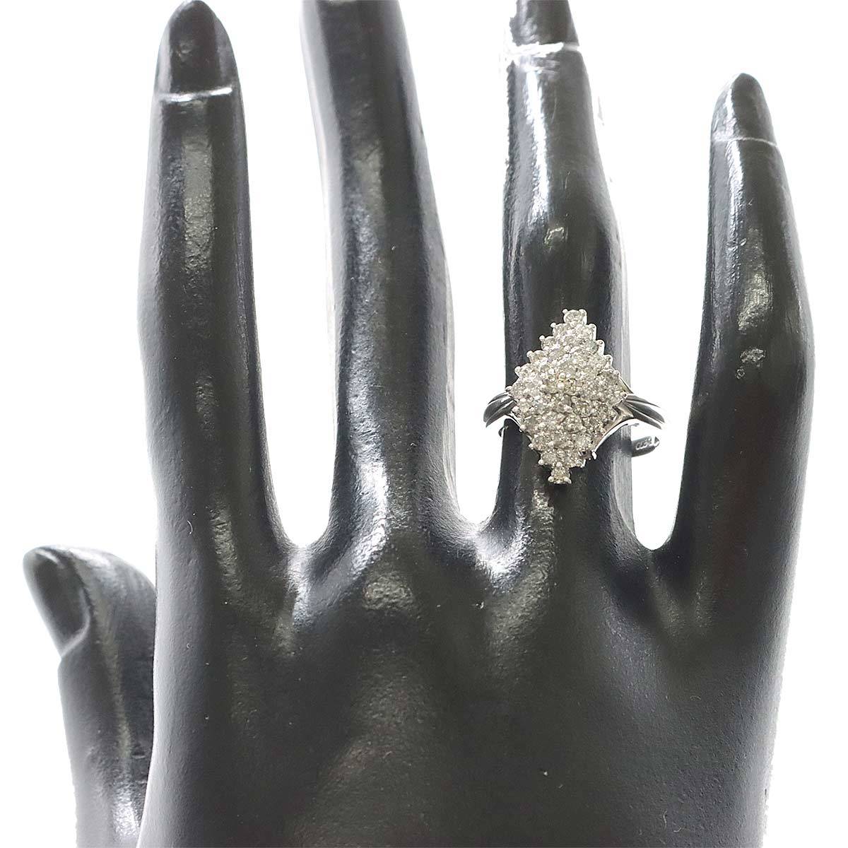リング 10号 ダイヤ 1.00ct Pt プラチナ 指輪 Diamond Ring 90175615