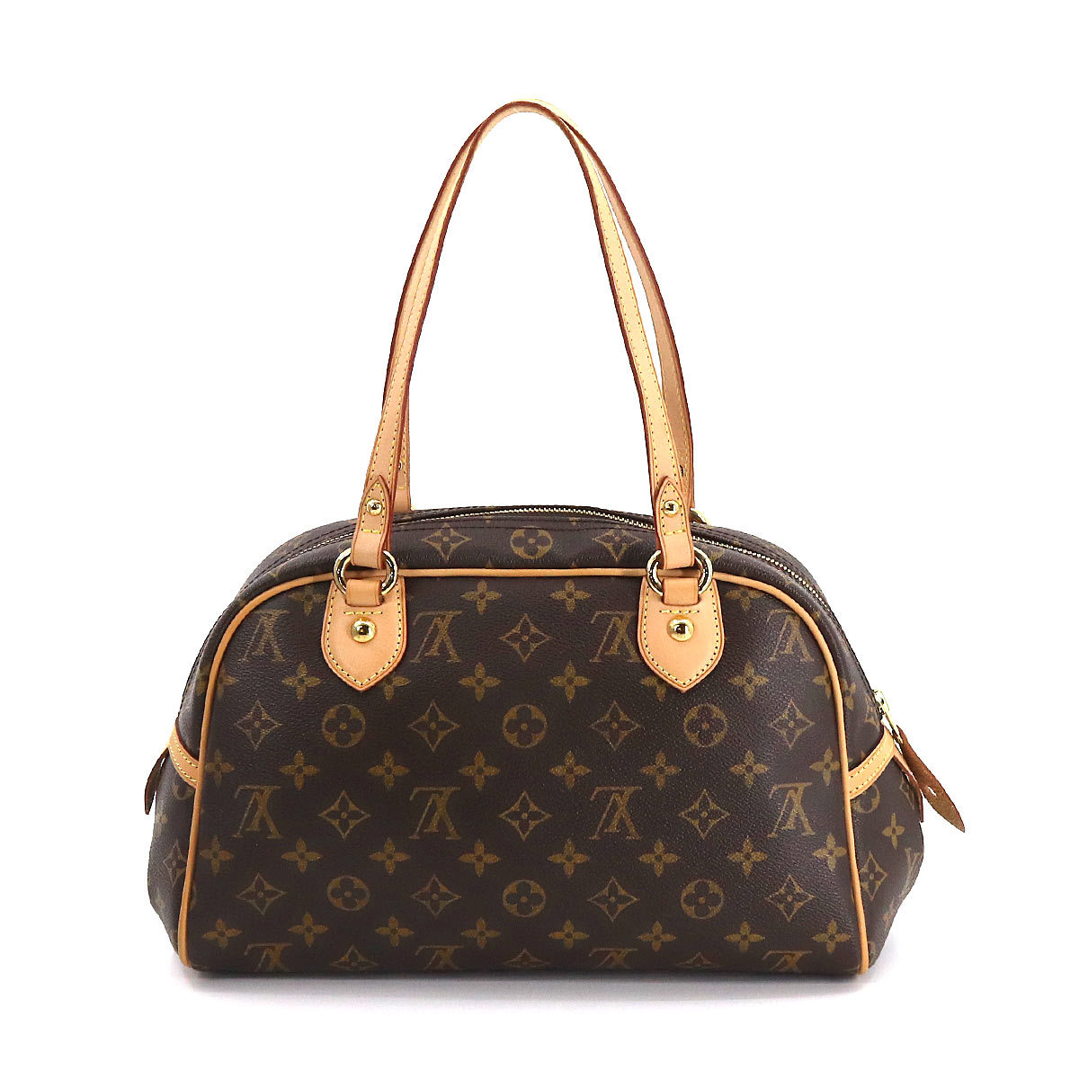 新品同様 ルイ ヴィトン LOUIS VUITTON モノグラム モントルグイユ PM ハンド バッグ ブラウン M95565 Montorgueil PM 90175090_画像2