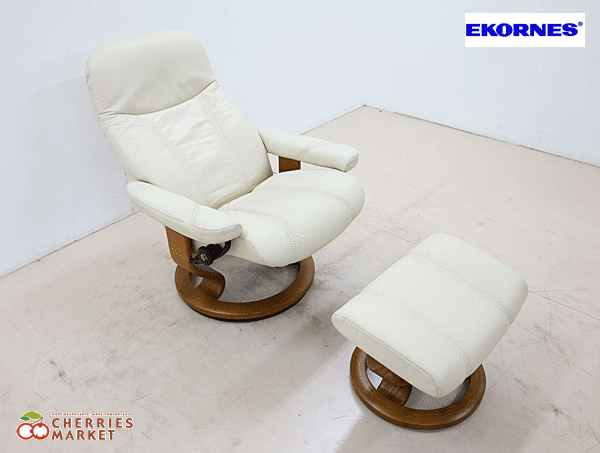 ストレスレスチェア オットマン EKORNES コンサル 本革 Mサイズ チェア
