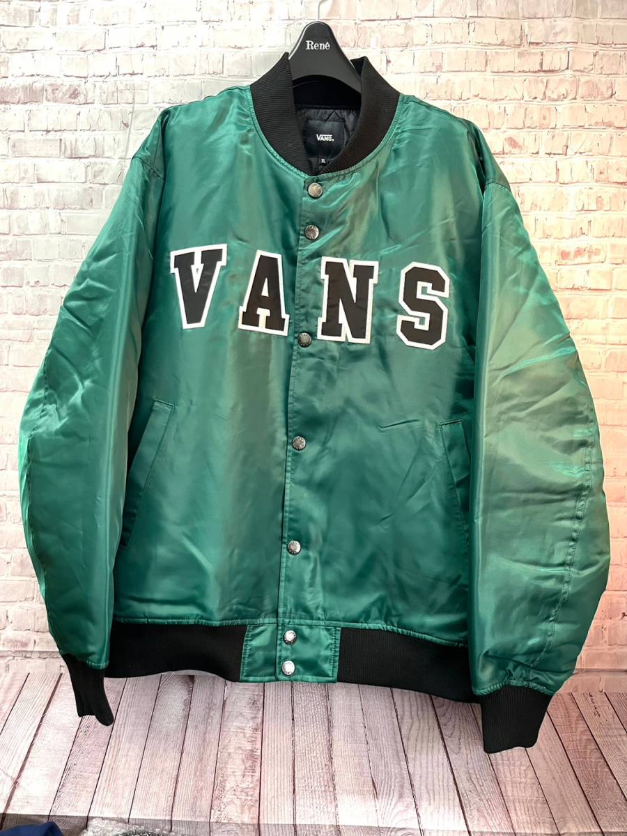 【未使用品】VANS スタジャン XL グリーン系 アウター ジャケット