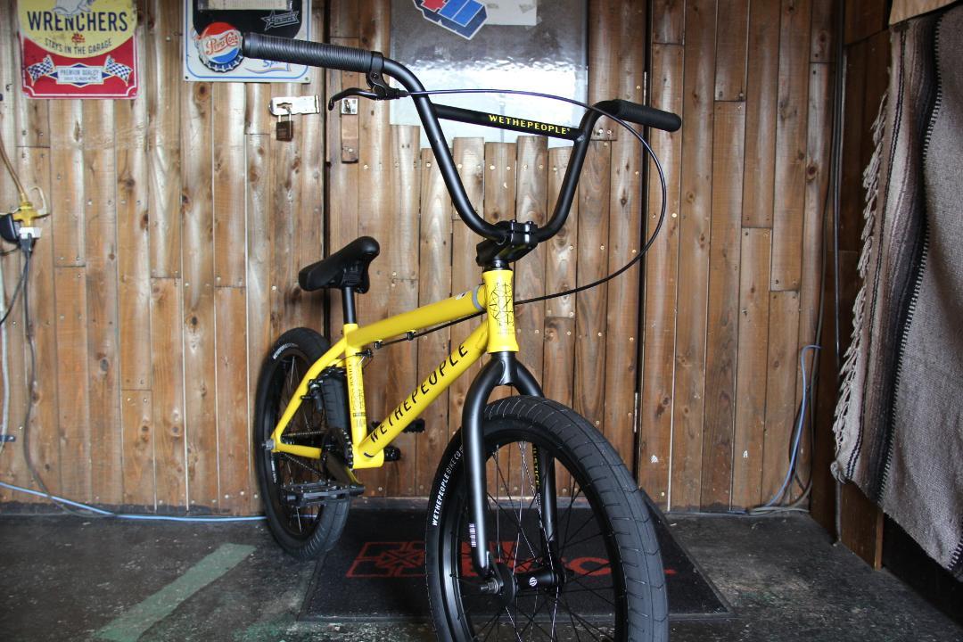 自転車 BMX 20インチ ストリート WETHEPEOPLE JUSTICE YELLOW 即決