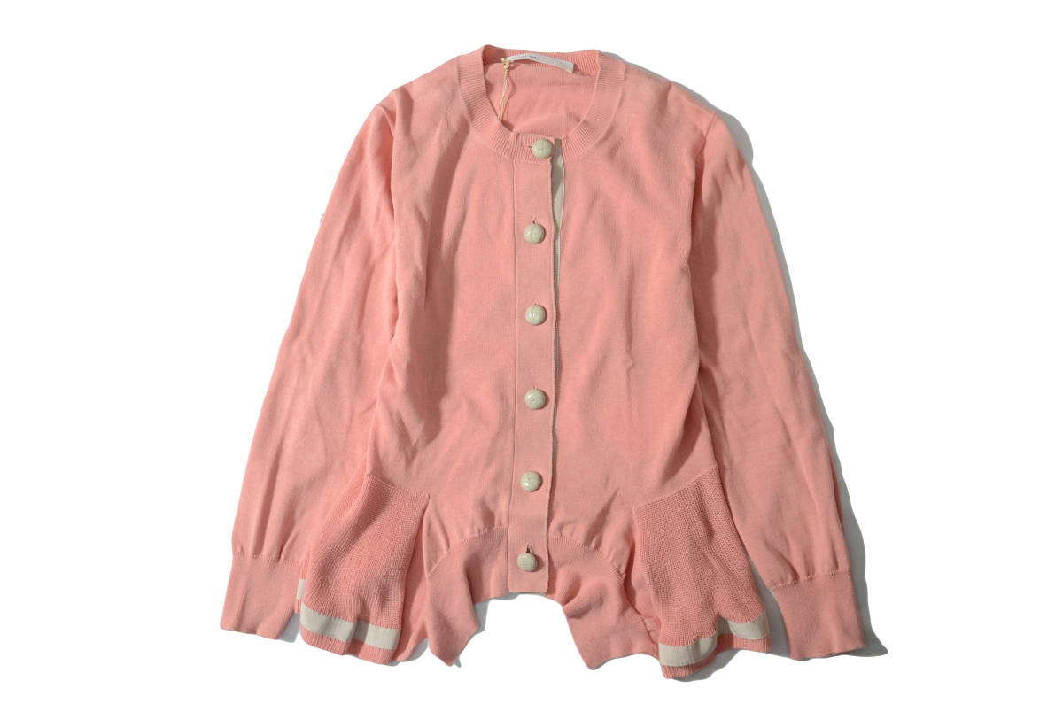 超美品。　sacai luck サカイラック　裾ヘム　カーディガン　ピンク 2