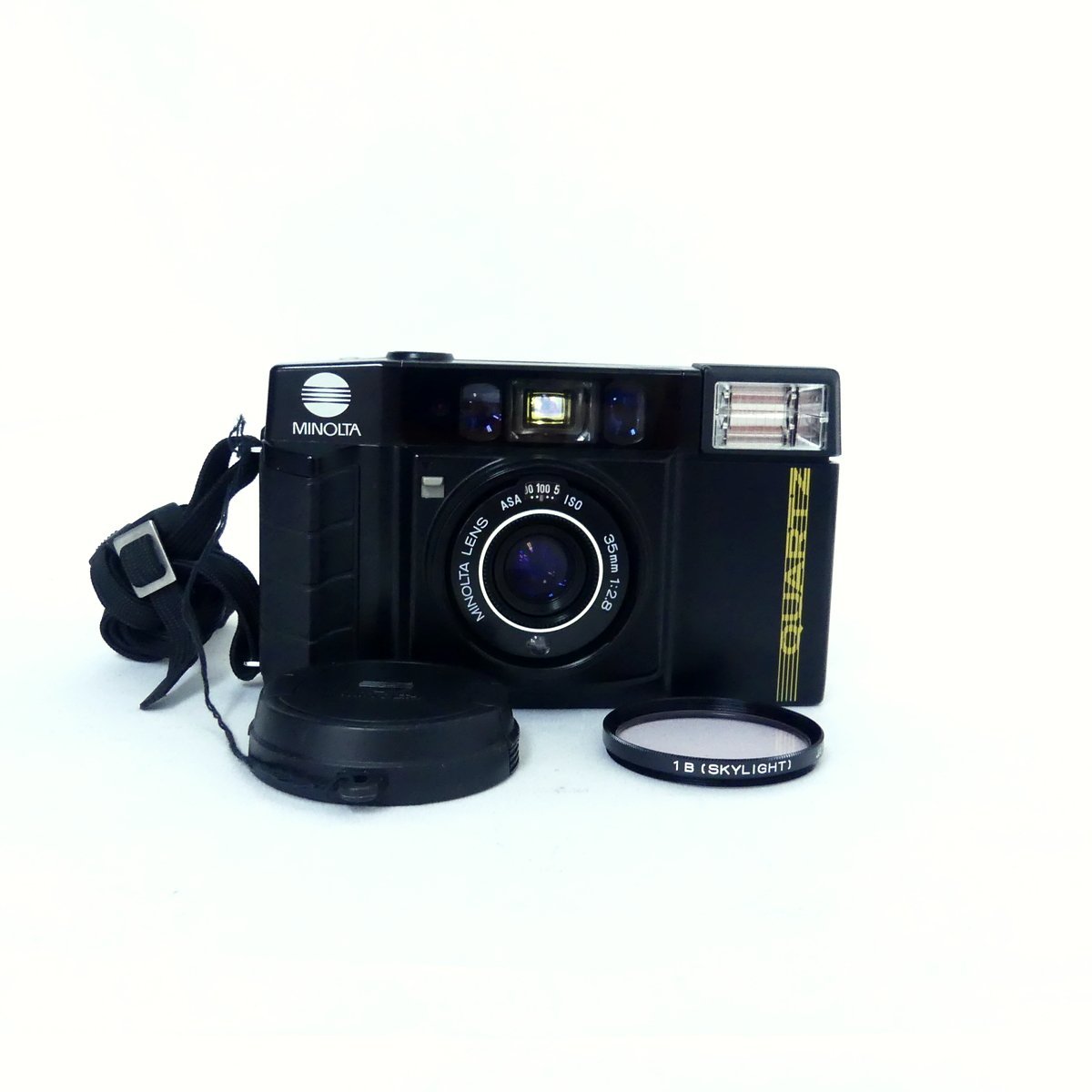 MINOLTA ミノルタ AF-S QUARTZ DATE フィルムカメラ コンパクトカメラ 通電OK やや難あり USED /2212Cの画像1