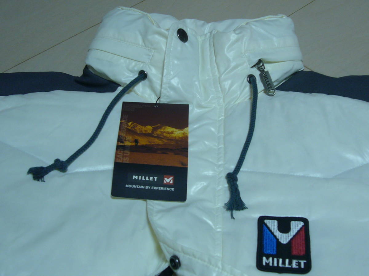 新品未使用★ミレー MILLET ダウンジャケット サイズM 700FILL POWER ホワイトダックダウン使用 日本サイズ:M_画像1