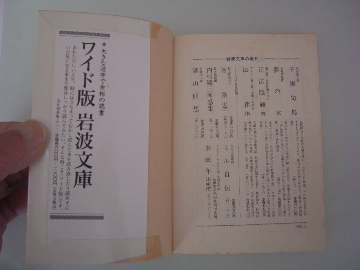 ジョゼフ・フーシェ　ある政治的人間の肖像　シュテファン・ツワイク　高橋禎二・秋山英夫：訳　岩波文庫　1993年5月18日第20刷_画像8