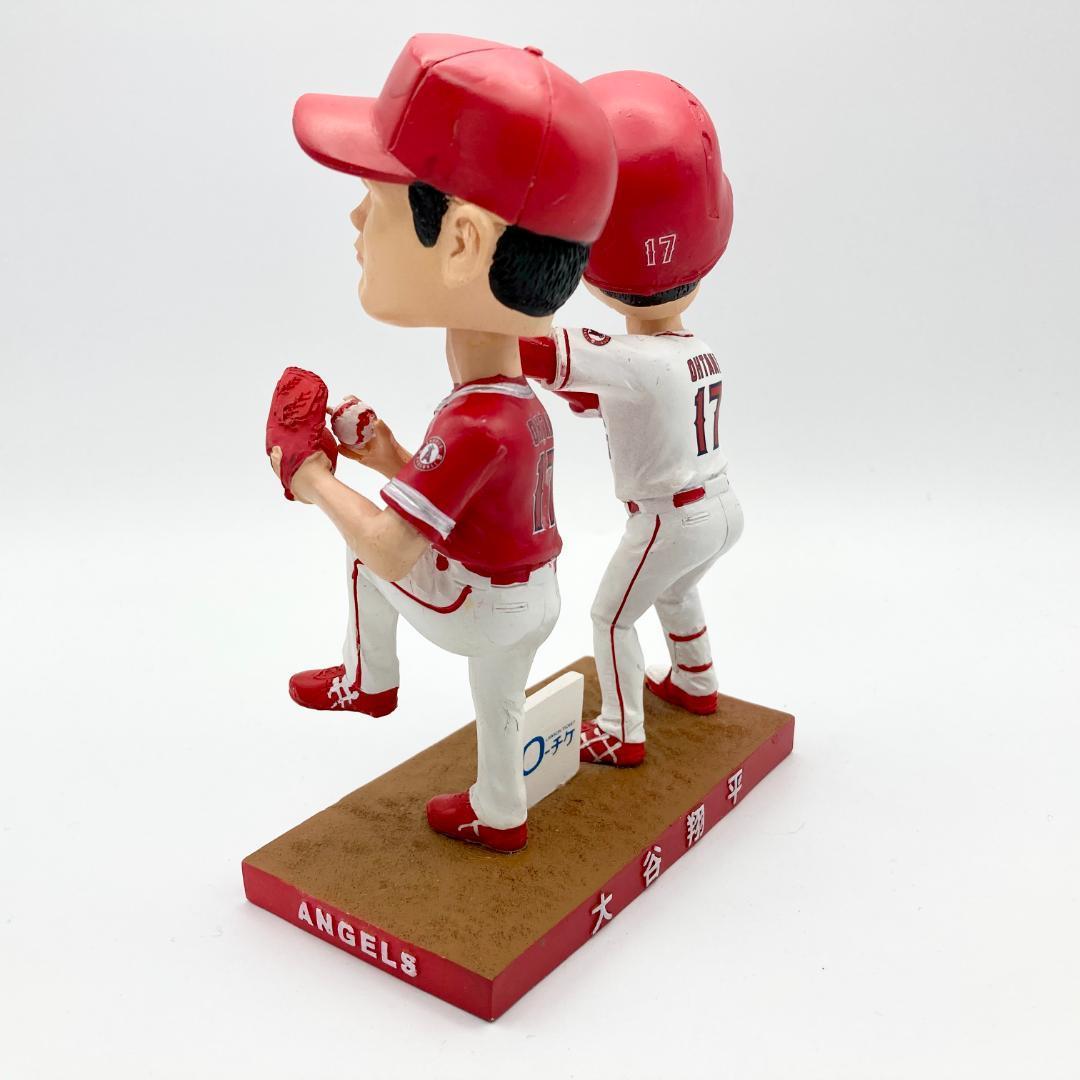 大谷翔平 二刀流ダブルボブルヘッド人形 フィギュア エンゼルス レア