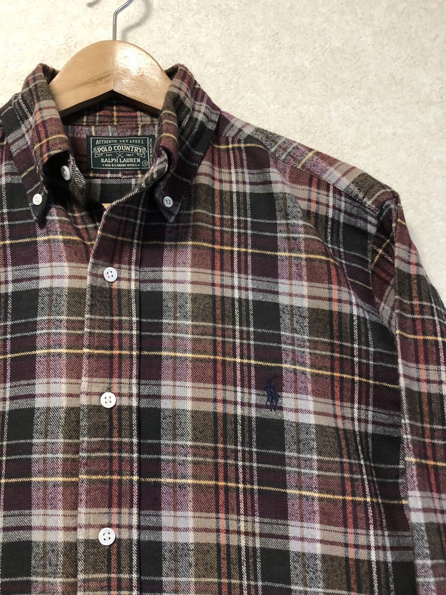 SALE/10%OFF ボタンダウン BD チェック ポロカントリー COUNTRY POLO