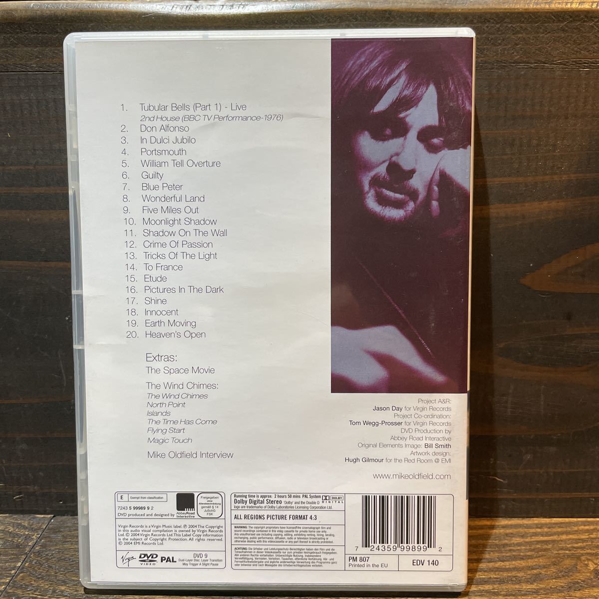 MIKE OLDFIELD - BEST OF MIKE OLDFIELD: ELEMENTS DVD プログレ マイク・オールドフィールド_画像3